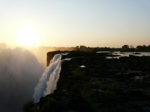 Sunset On The Falls