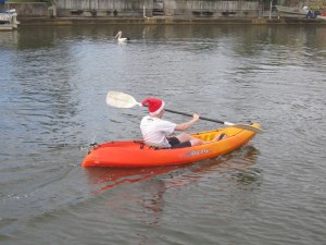 Christmas Canoe