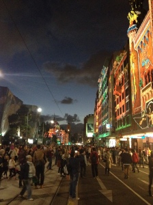 Flinders Street On White Night