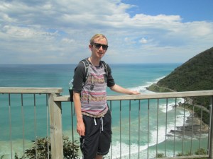 Chris Overlooking St George River