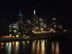Melbourne CBD By Night