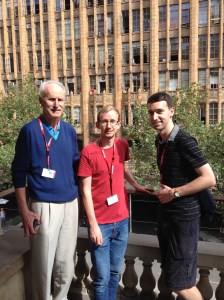Michael, Chris & J Low On Melbourne Town Hall Balcony