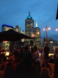 The City From The Curtin House Rooftop Bar
