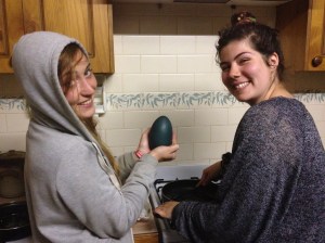 Cooking An Emu Egg