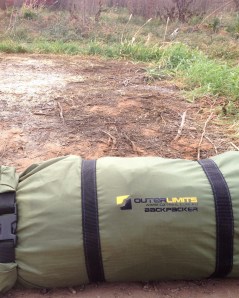 The Tent Packed Away