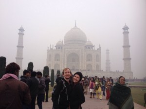 Chris And Elena At The Taj Mahal