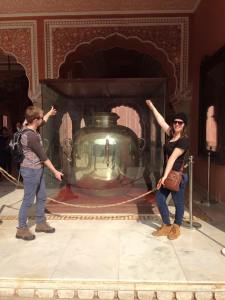Silver Jar At The City Palace