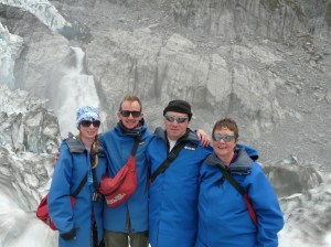 Lisa, Chris, Paul, & Sue on Franz Josef