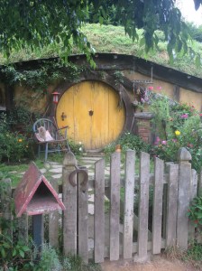Hobbit Hole With A Yellow Door