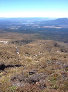 The Final Descent Of The Tongariro Crossing