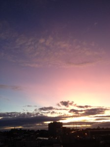 Purple Skies Over North Melbourne