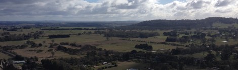 The view from the top of Hanging Rock.