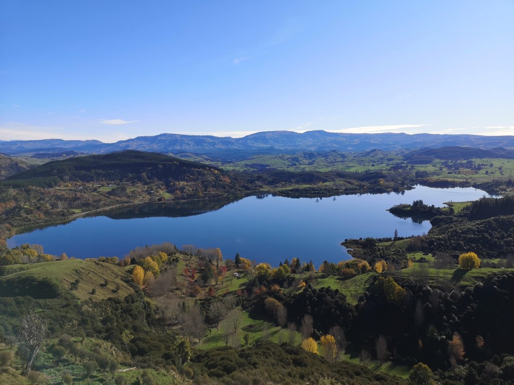 Lake Tutira From Table Mountain