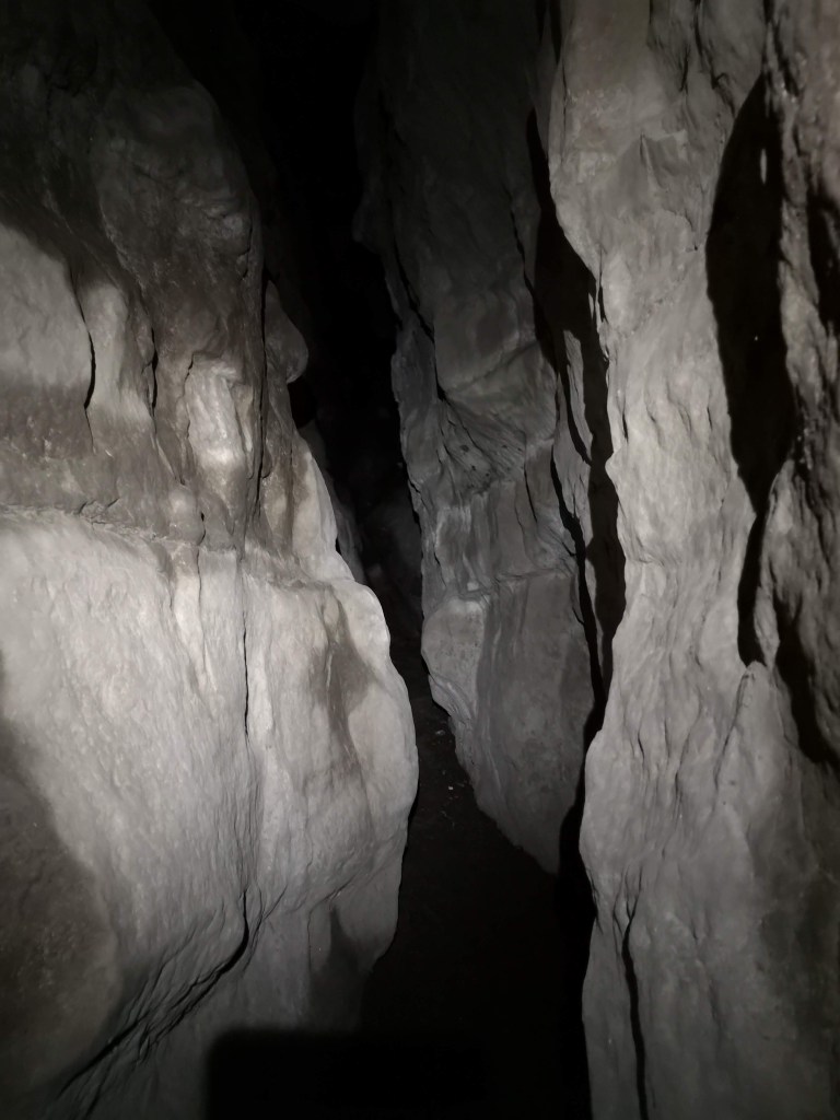 Inside Onepoto Caves