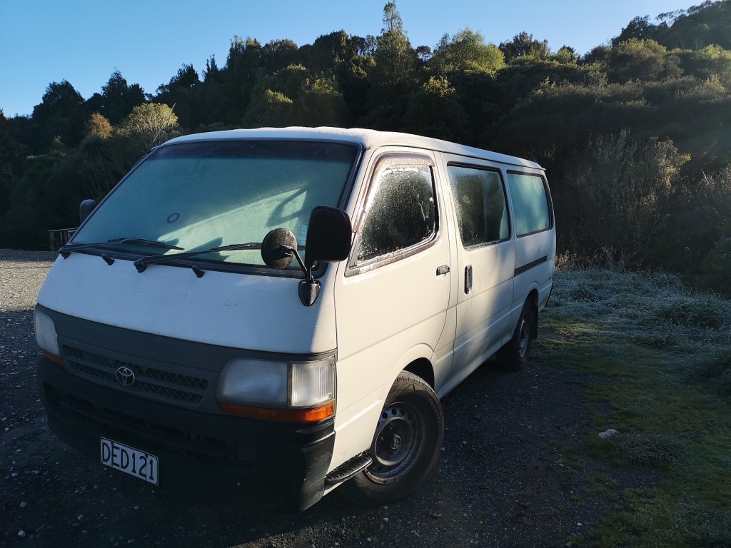 Frost Covered Van