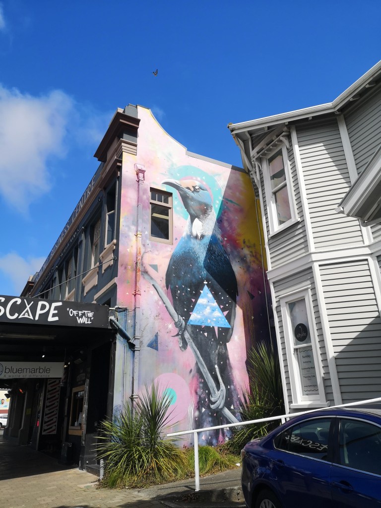 New Plymouth Tui Mural